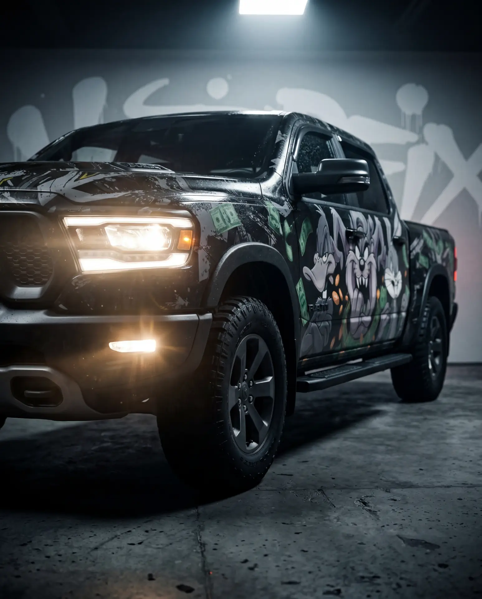 RAM 1500 — передняя часть, деталь плёнки
