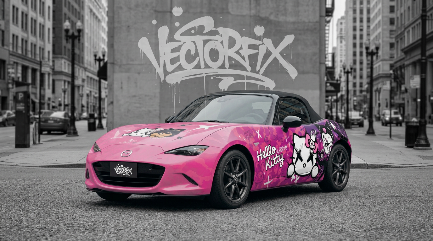 Дизайн для оклейки mazda mx 5