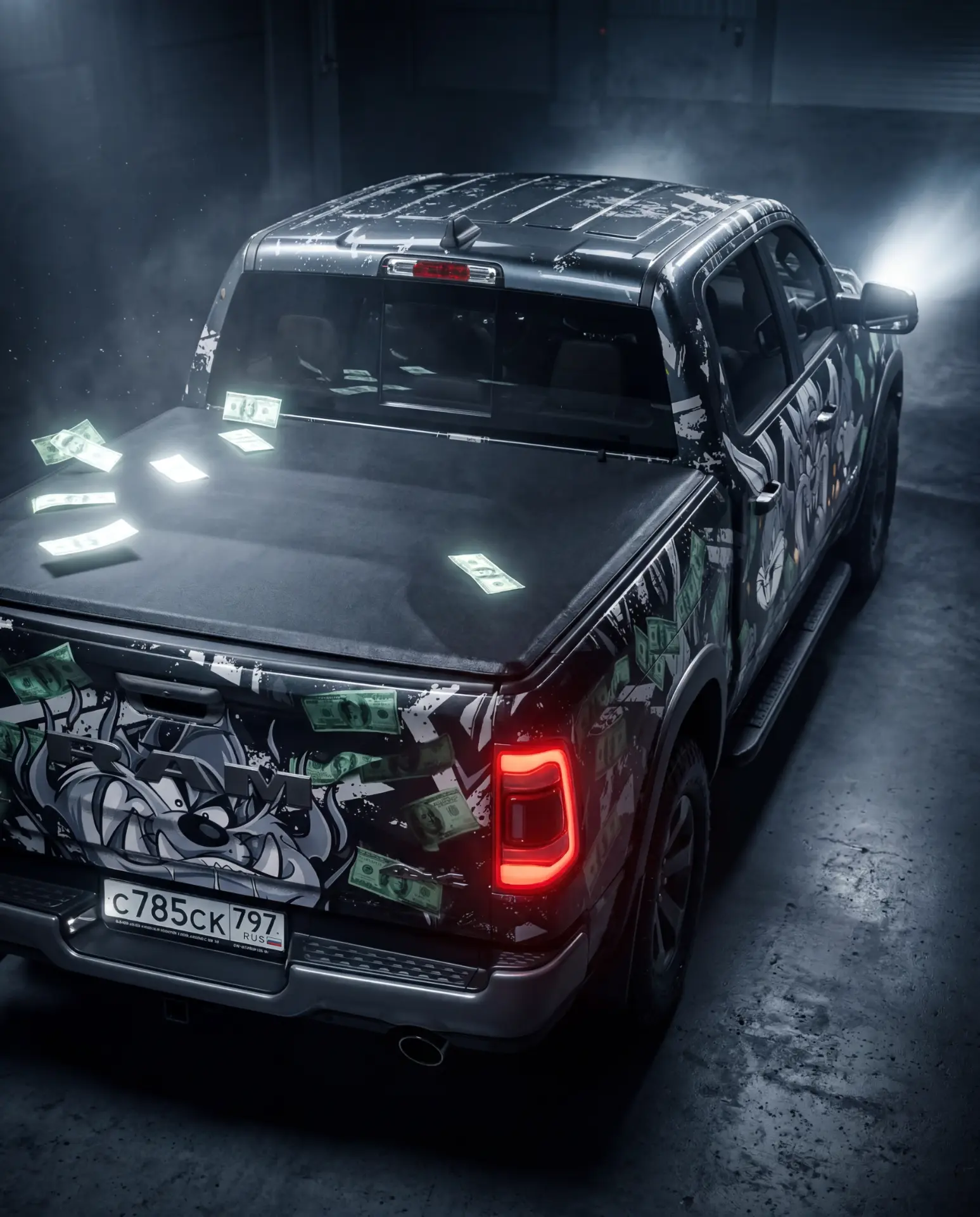 RAM 1500 — вид сверху сзади