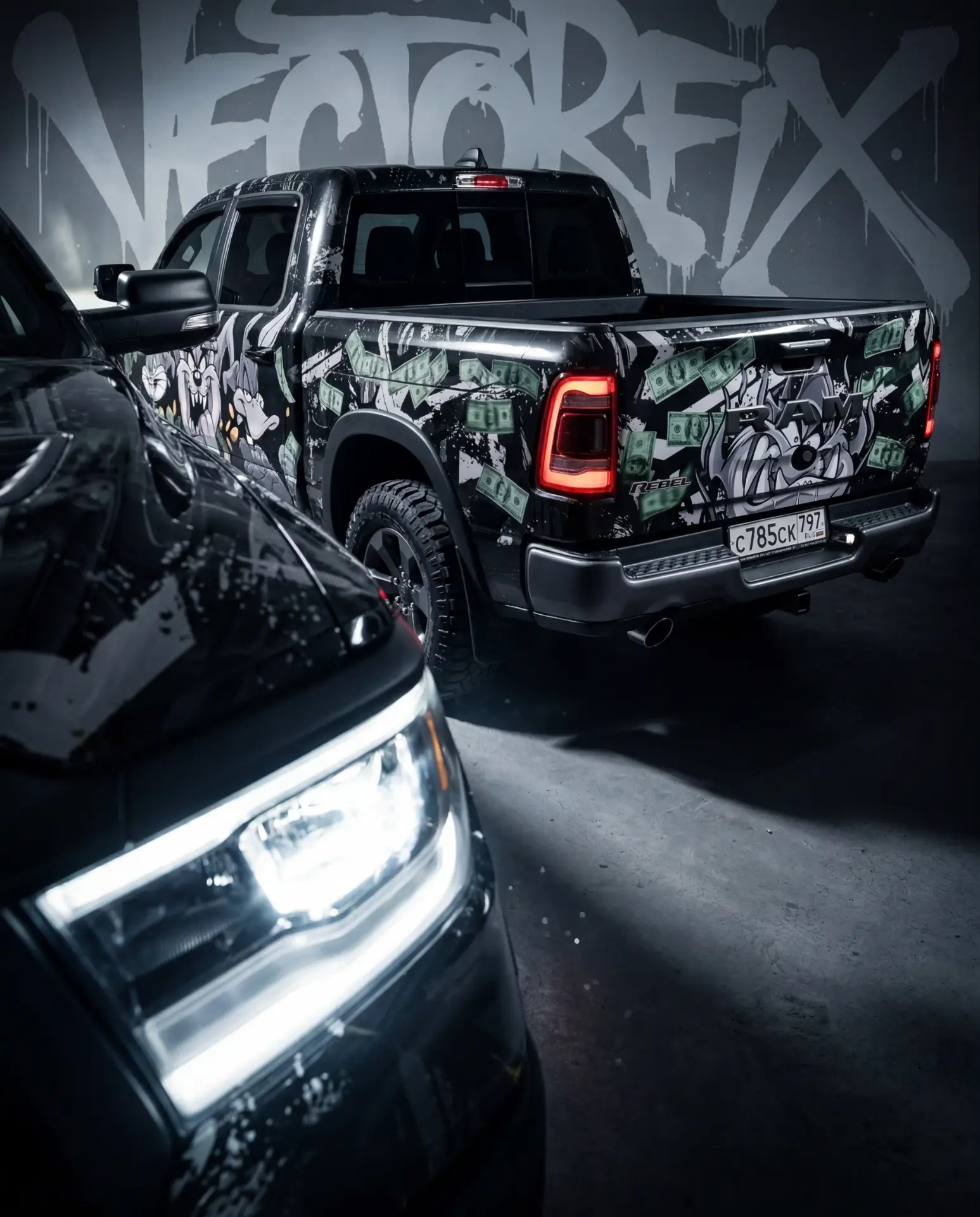 RAM 1500 — три четверти сзади