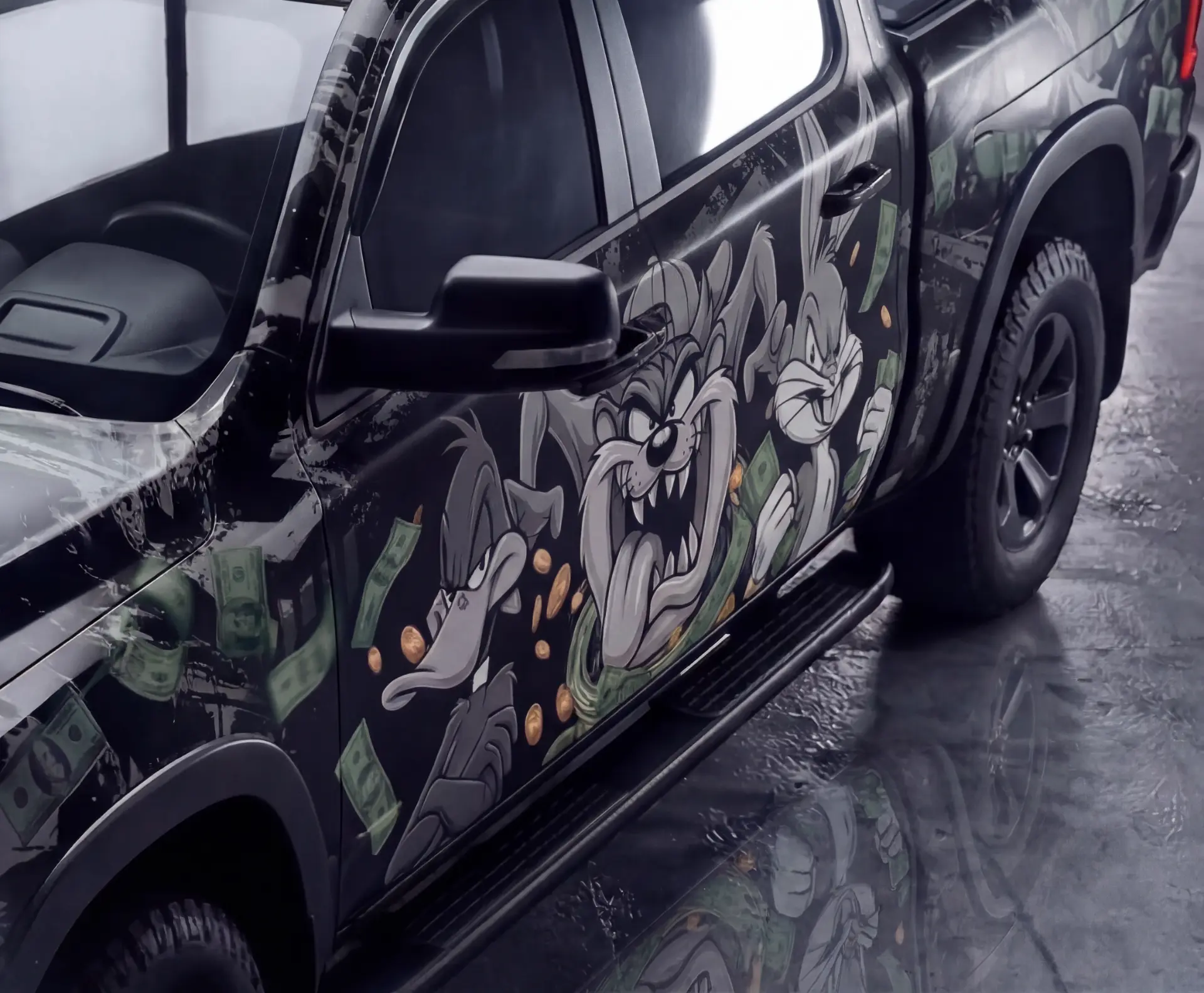 RAM 1500 — борт, деталь рисунка